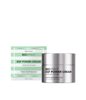 BIOEFFECT EGF Power Cream zilveren pot met verpakking, 50 ml