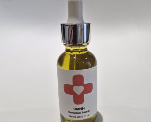 CMNH Bakuchiol Serum, plantaardig retinol-alternatief in glazen flesje met pipet, 30 ml