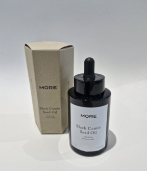MORE Zwarte komijnzaadolie, pipetfles 50 ml met kartonnen verpakking