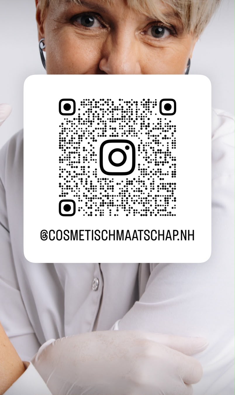 QR-code naar het Instagram-account van Cosmetisch Maatschap Noord Holland